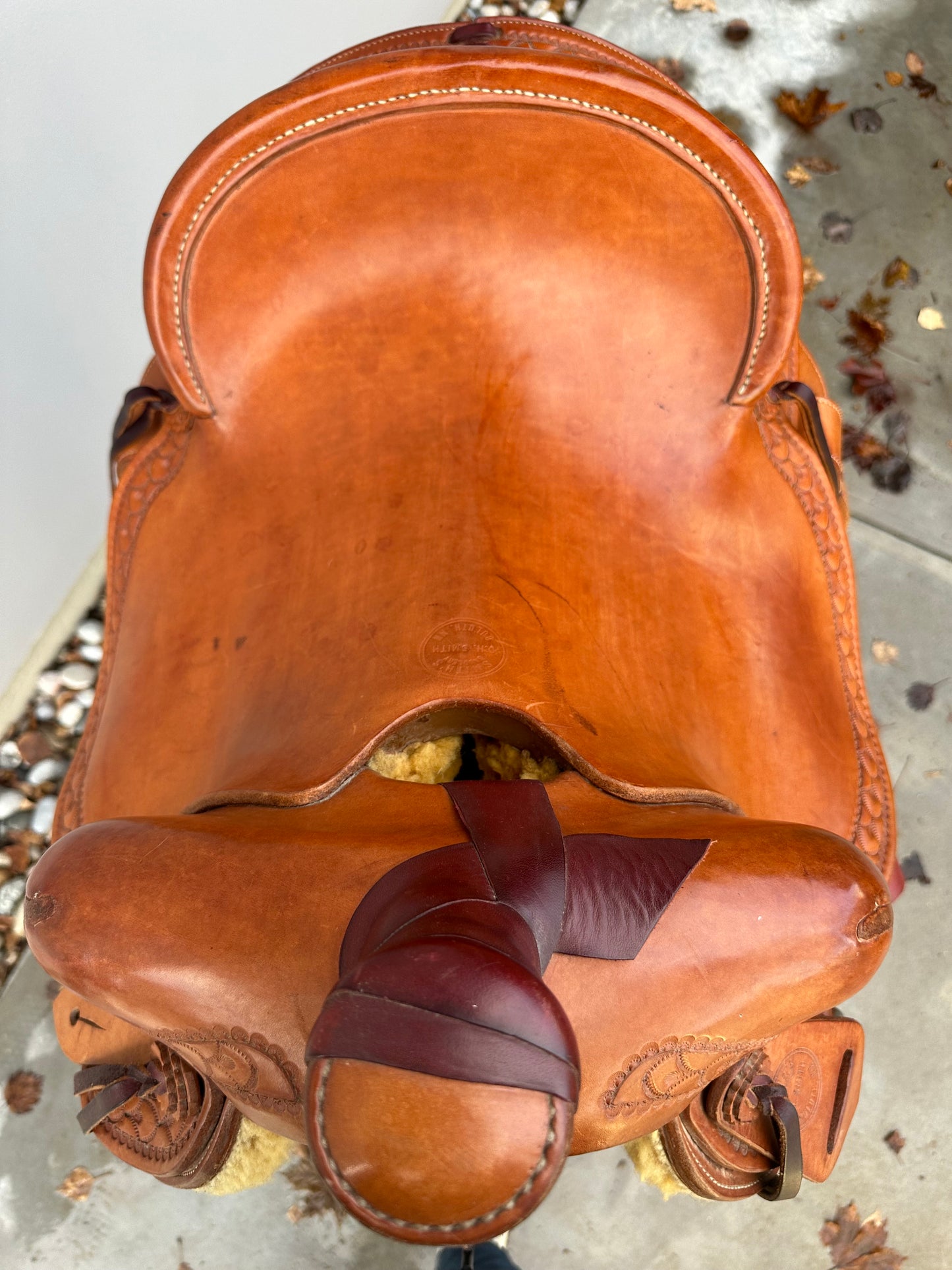 D.H Smith Saddlery Ranch Saddle, QH, 14"