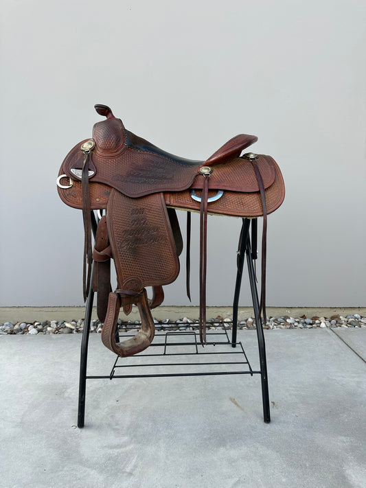 Bob’s Custom - Shawn Flarida Reining Saddle, FQH, 16.5”