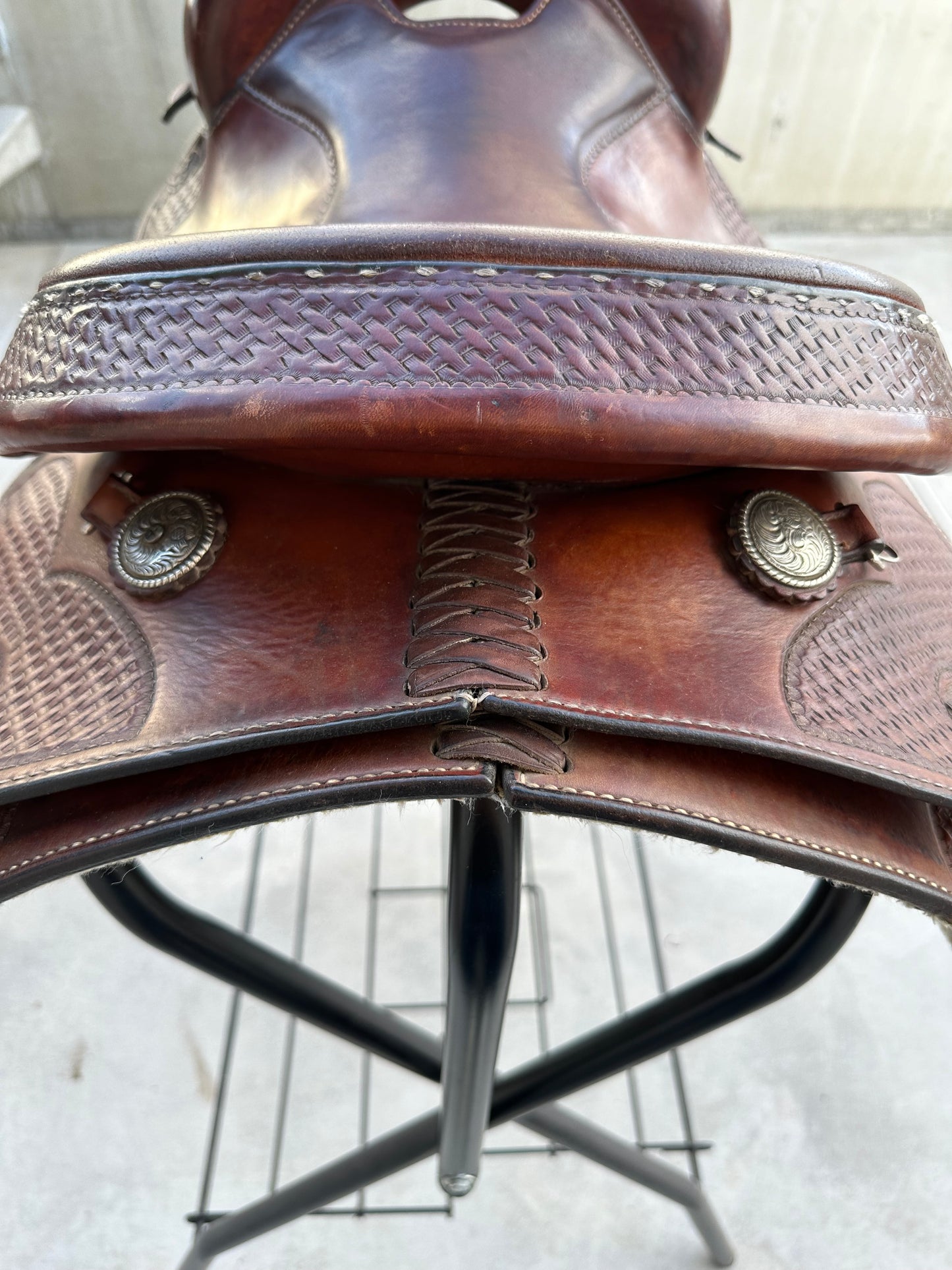 Tex Tan Hereford Brand, QH”, 14.5”