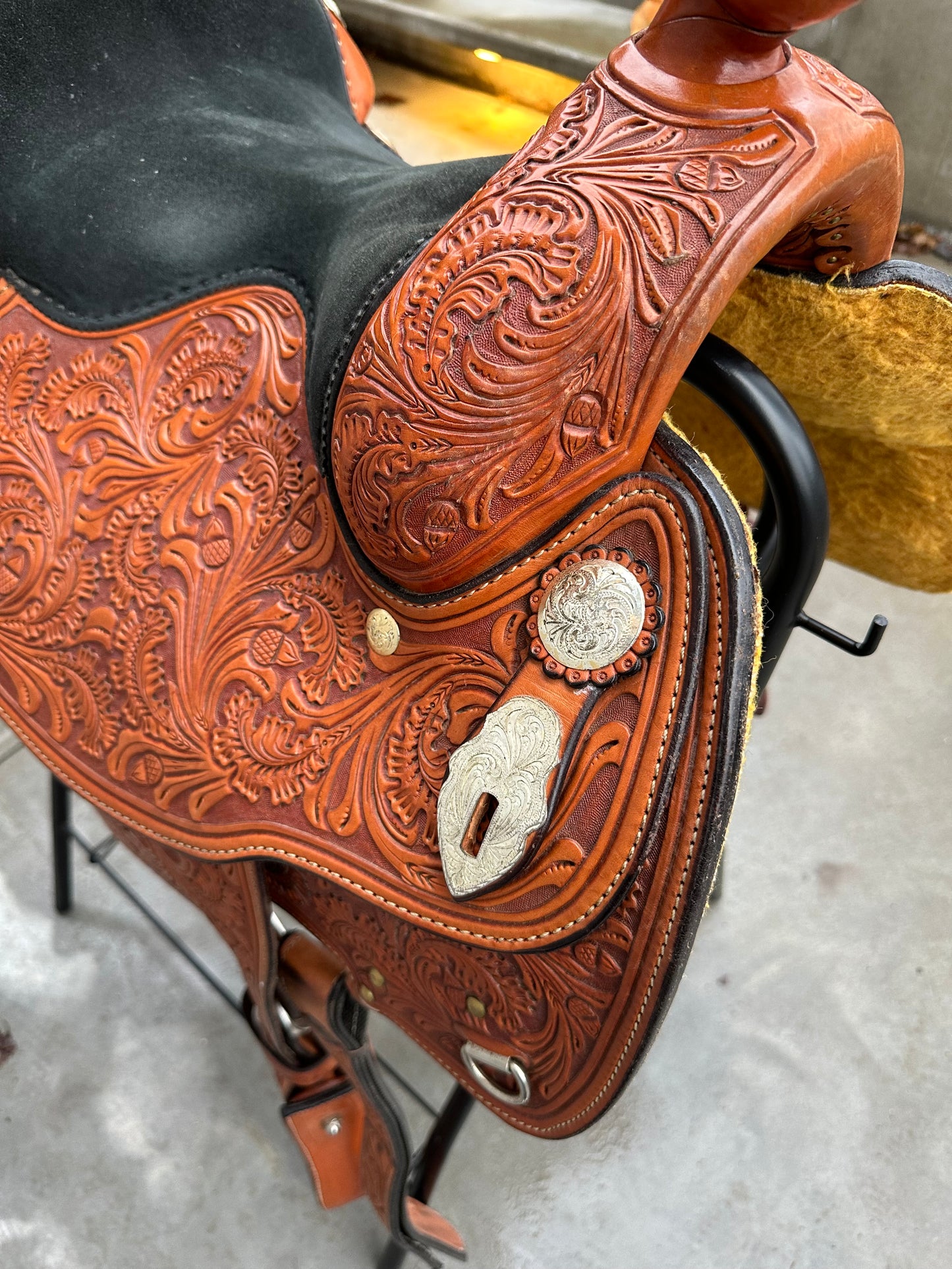 Billy Royal Show Saddle, FQH, 16”