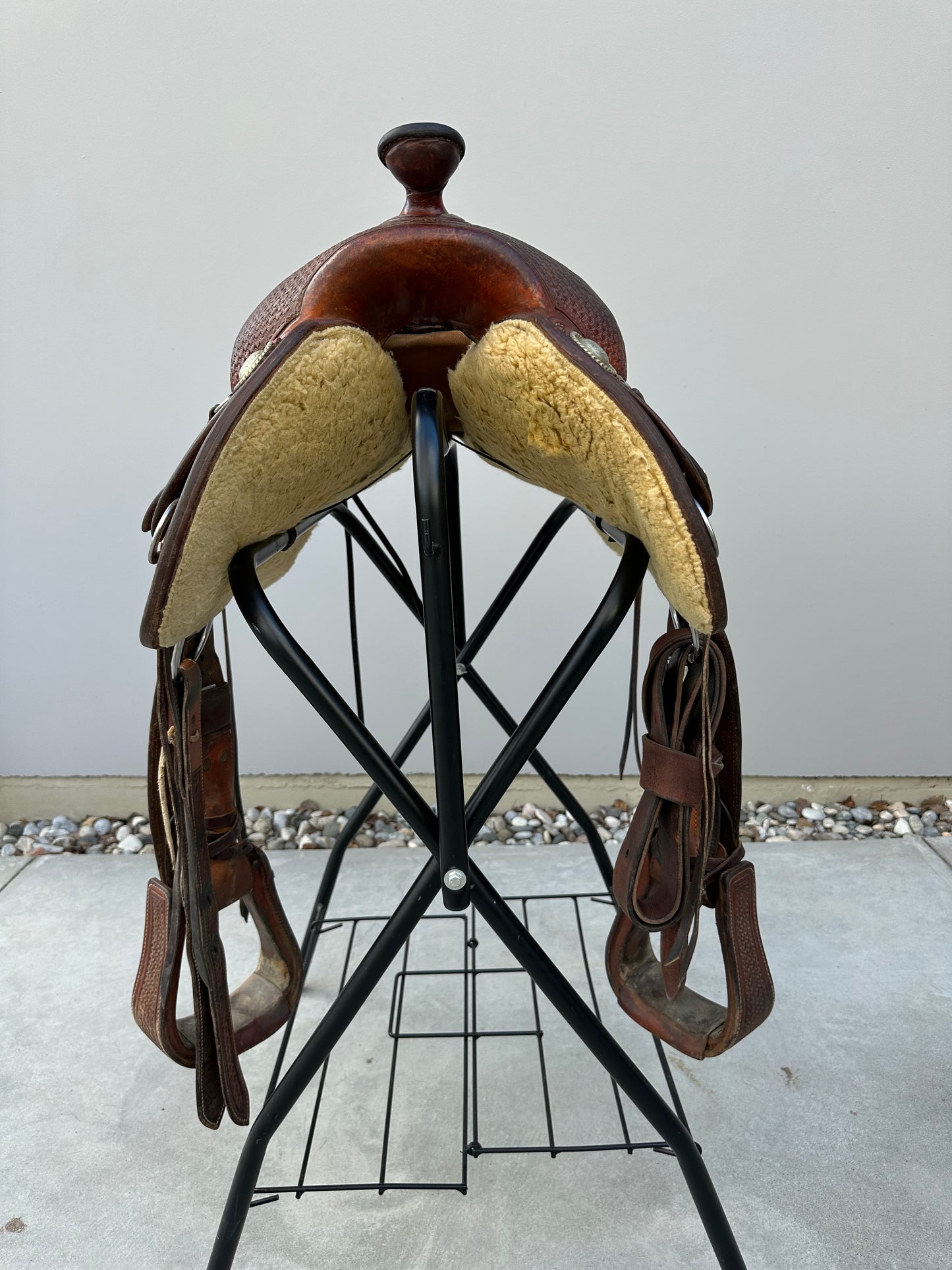 Bob’s Custom - Shawn Flarida Reining Saddle, FQH, 16.5”