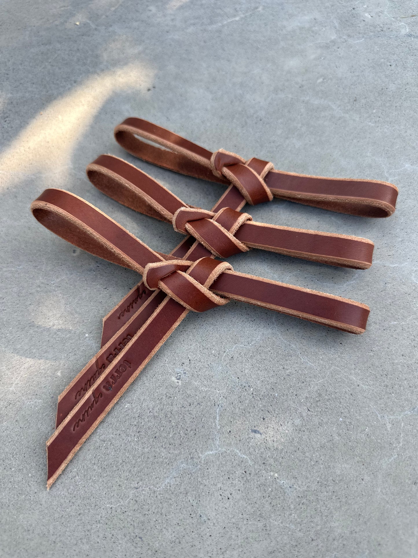 All Leather Curb Straps