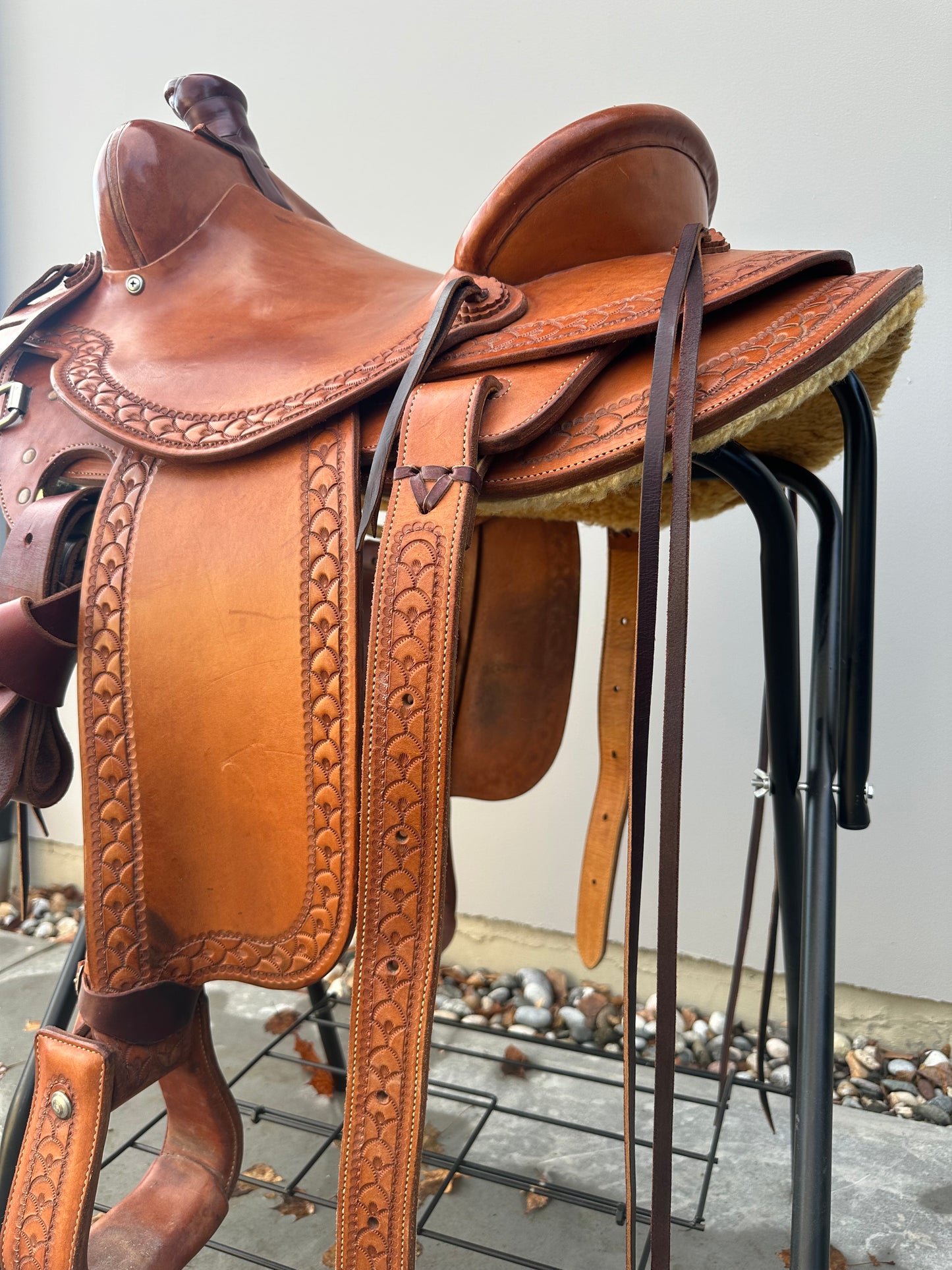 D.H Smith Saddlery Ranch Saddle, QH, 14"