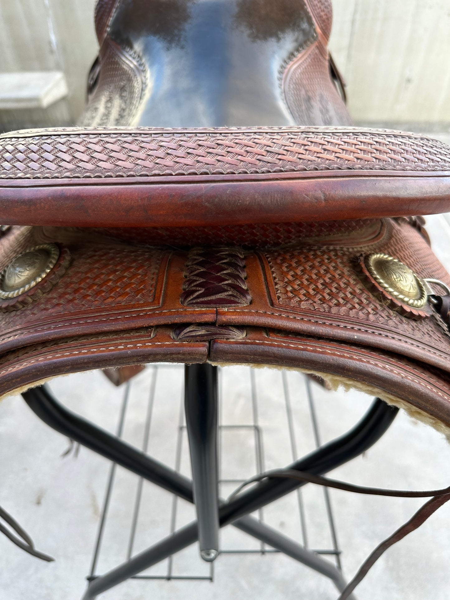 Bob’s Custom - Shawn Flarida Reining Saddle, FQH, 16.5”