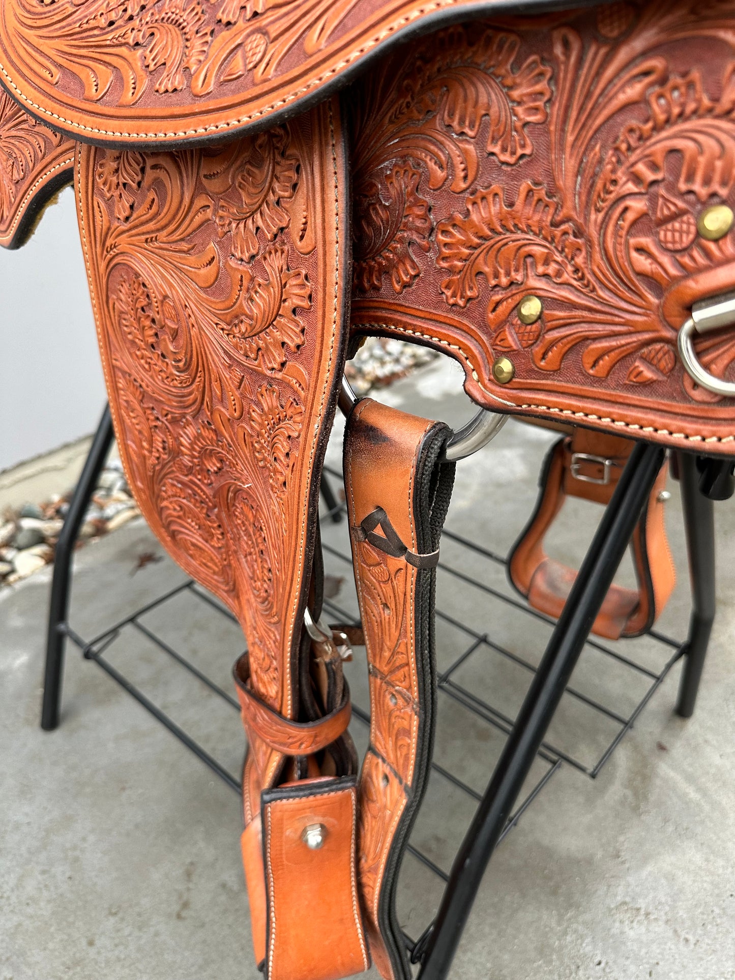 Billy Royal Show Saddle, FQH, 16”