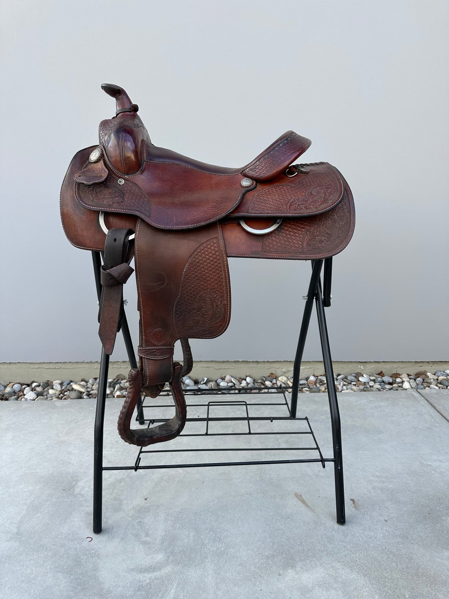 Tex Tan Hereford Brand, QH”, 14.5”