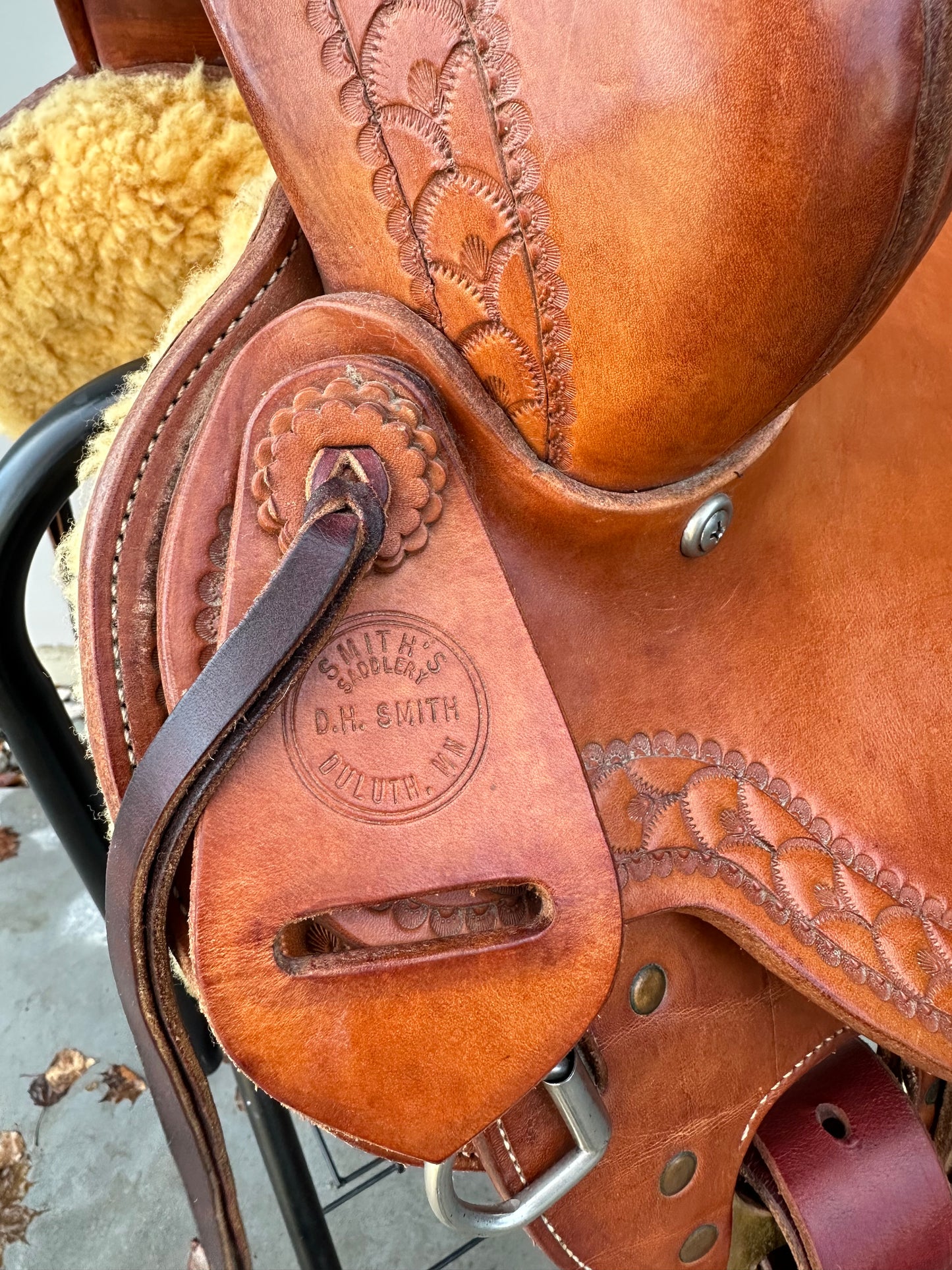 D.H Smith Saddlery Ranch Saddle, QH, 14"