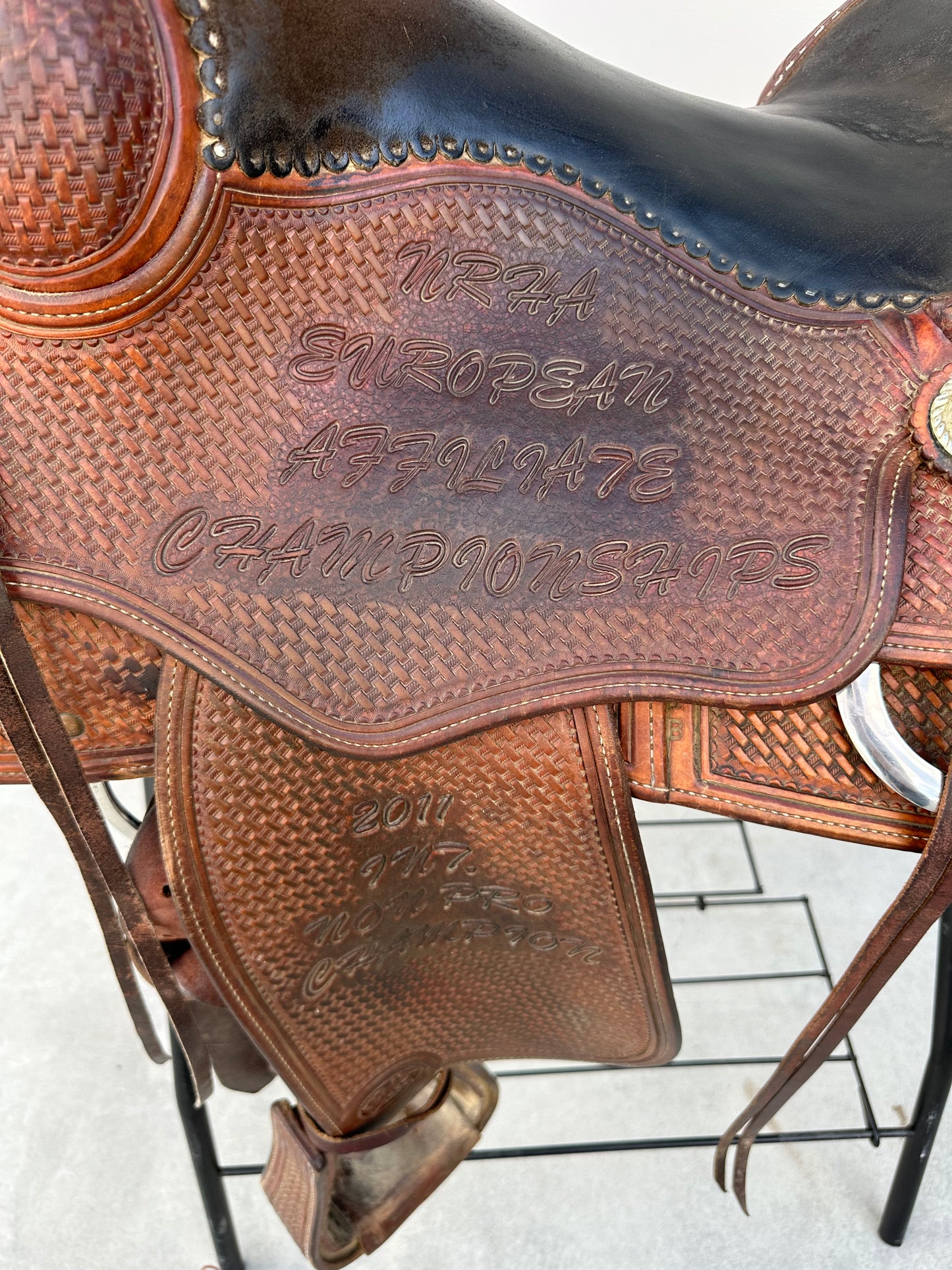 Bob’s Custom - Shawn Flarida Reining Saddle, FQH, 16.5”
