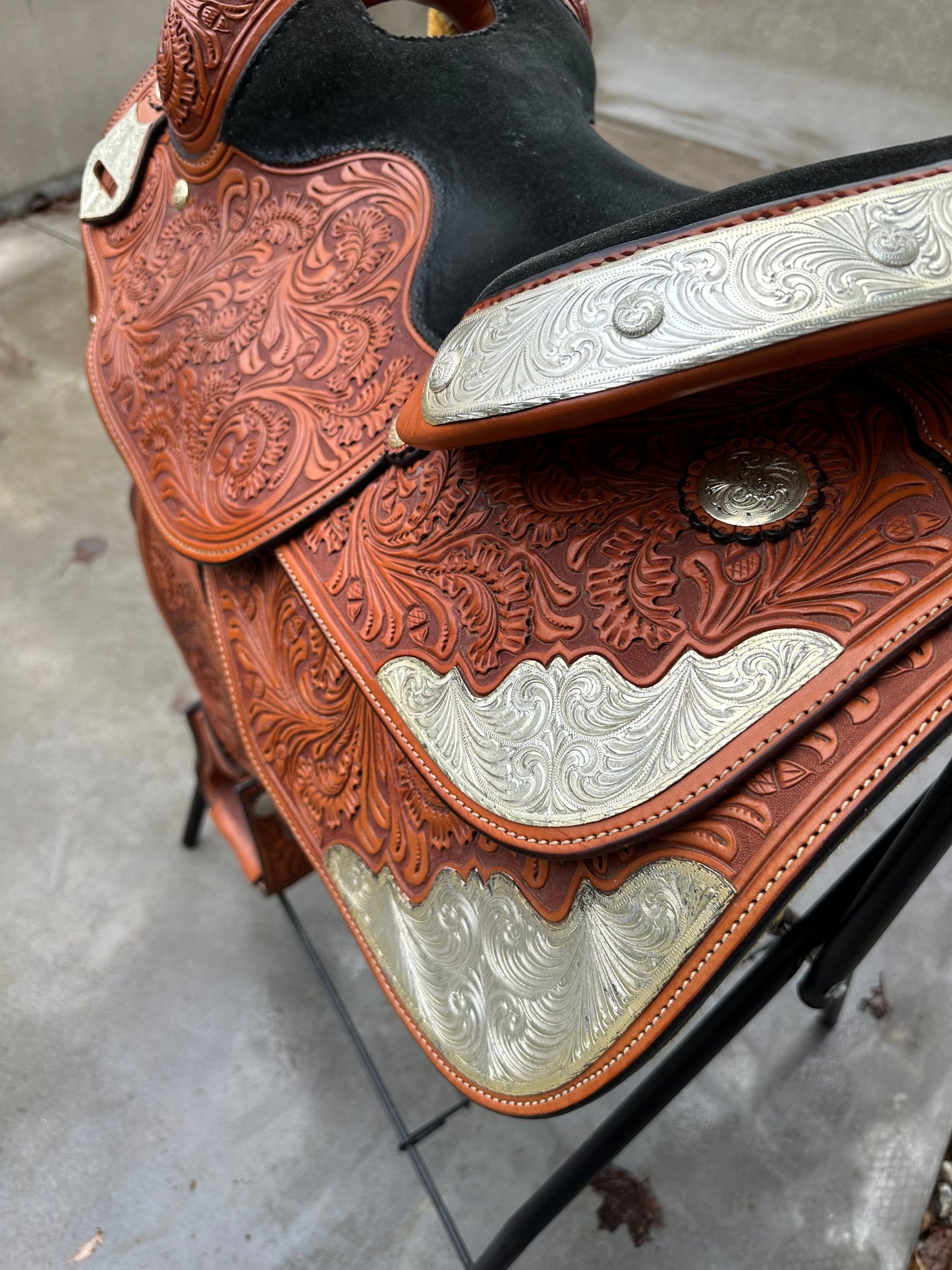 Billy Royal Show Saddle, FQH, 16”