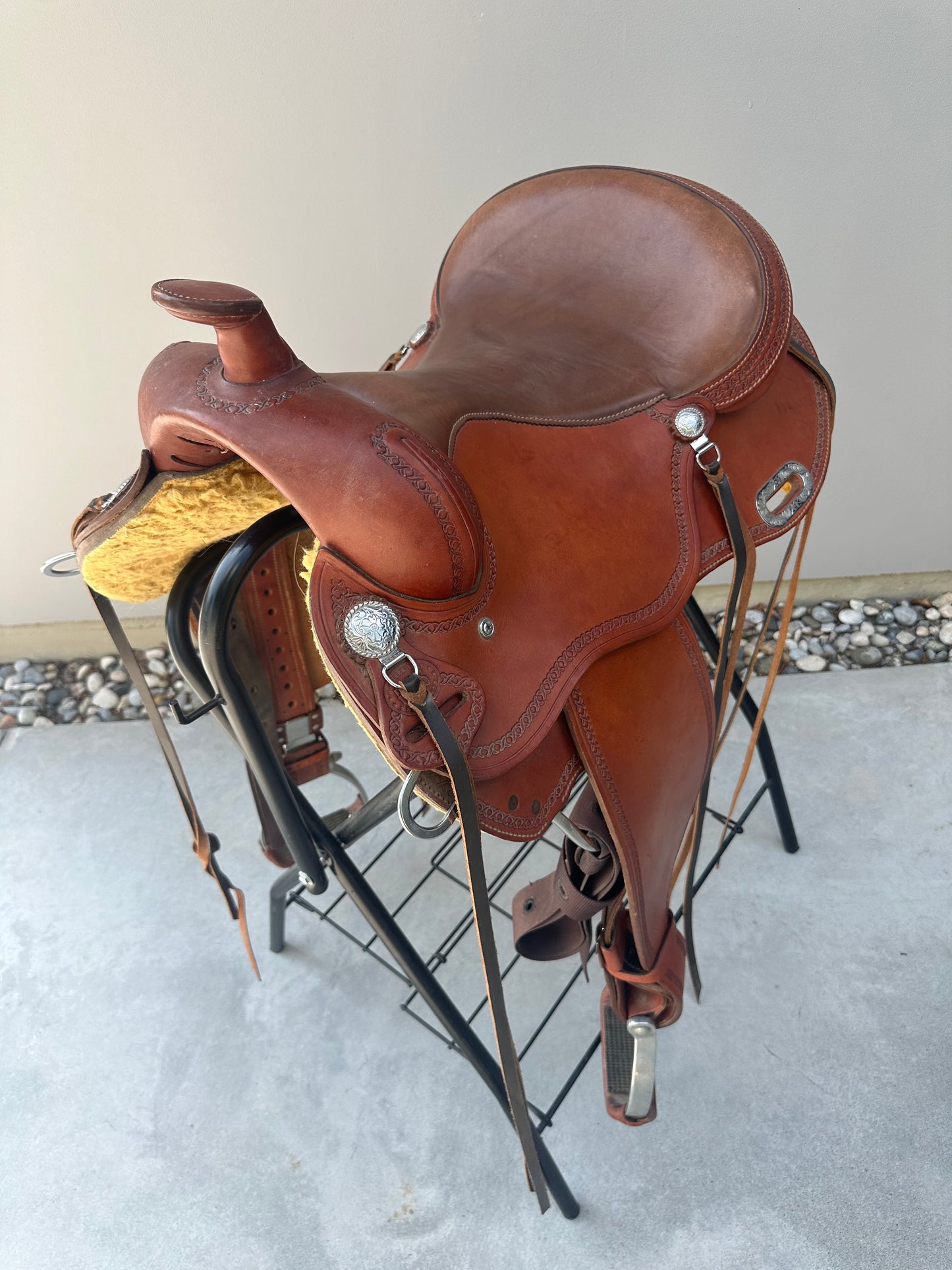 Pool’s Full Contact Saddle, FQH, 16”