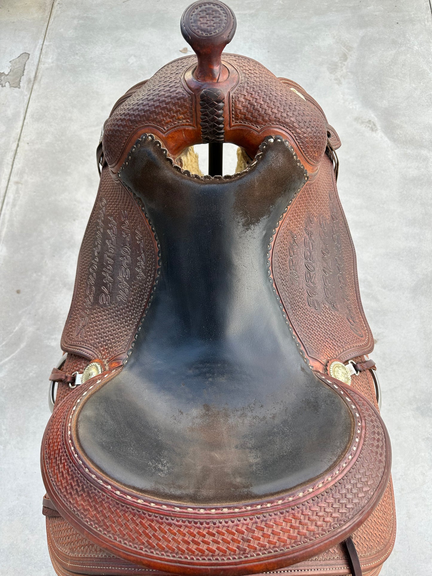 Bob’s Custom - Shawn Flarida Reining Saddle, FQH, 16.5”