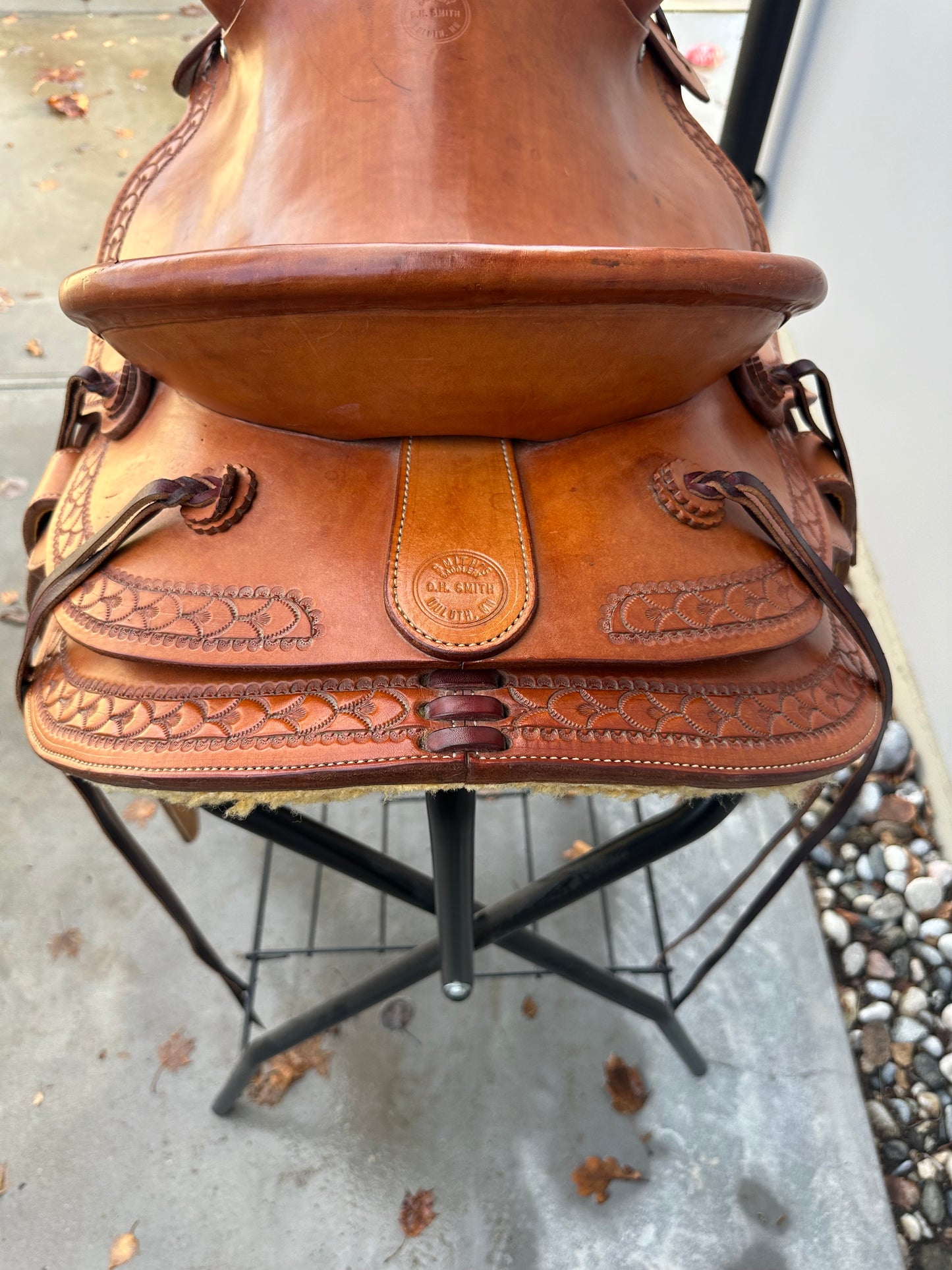 D.H Smith Saddlery Ranch Saddle, QH, 14"