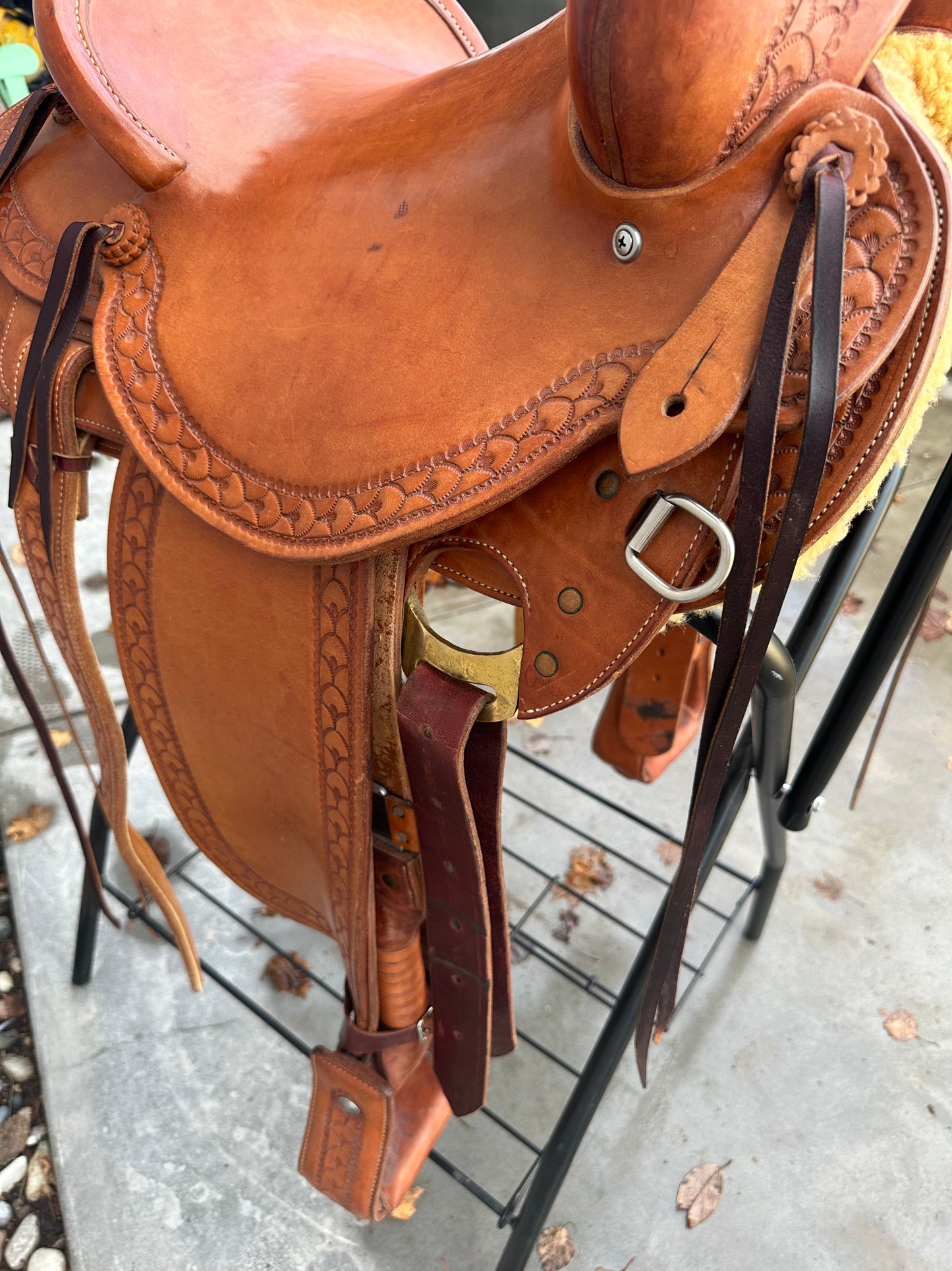D.H Smith Saddlery Ranch Saddle, QH, 14"