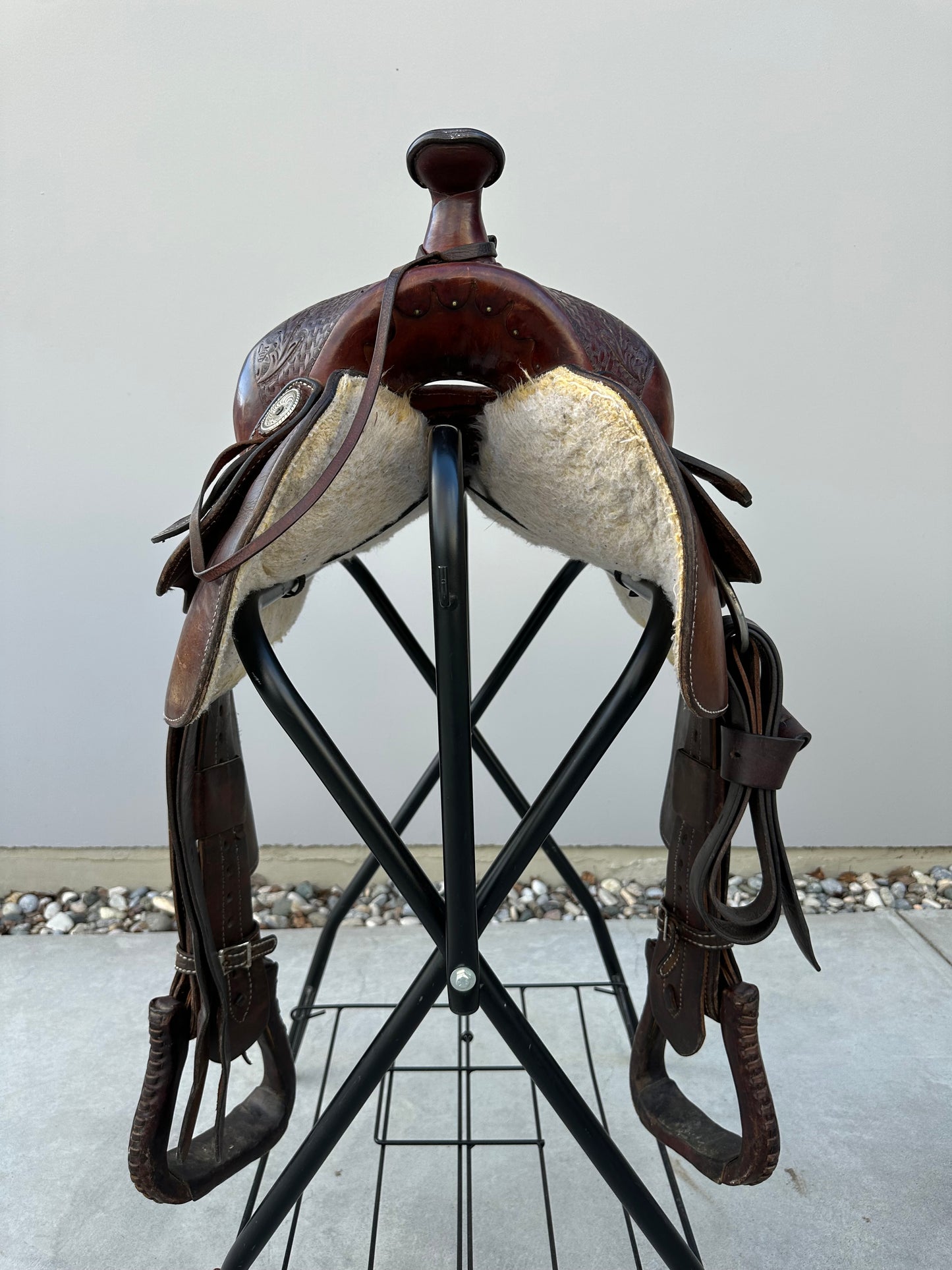 Tex Tan Hereford Brand, QH”, 14.5”