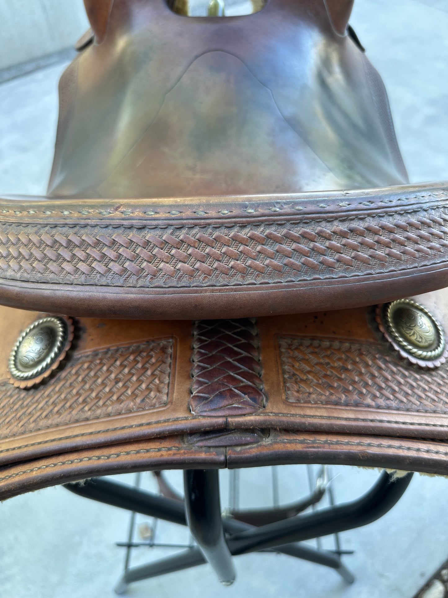 Bobs Custom Saddle, FQH, 16“