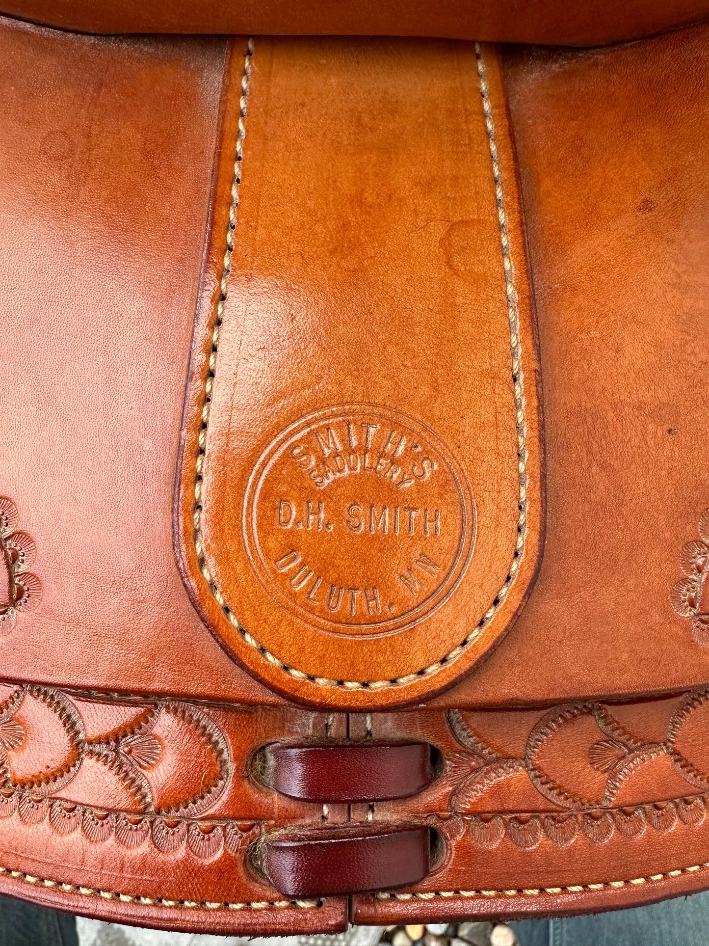 D.H Smith Saddlery Ranch Saddle, QH, 14"