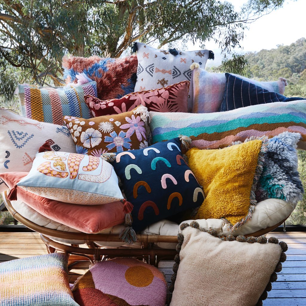 Holly Soutache Cushion