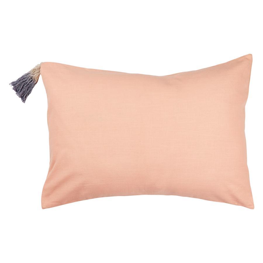 Pantai Tassel Pillowcase - Peach