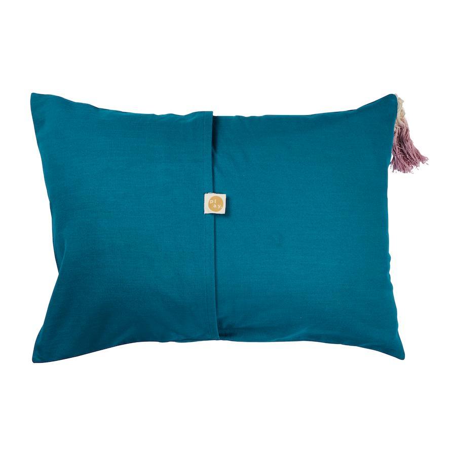 Pantai Tassel Pillowcase - Peacock