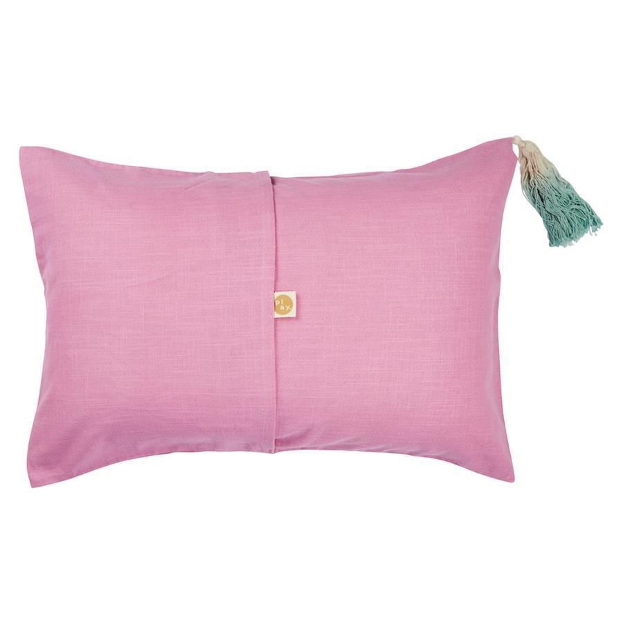 Pantai Tassel Pillowcase - Flamingo
