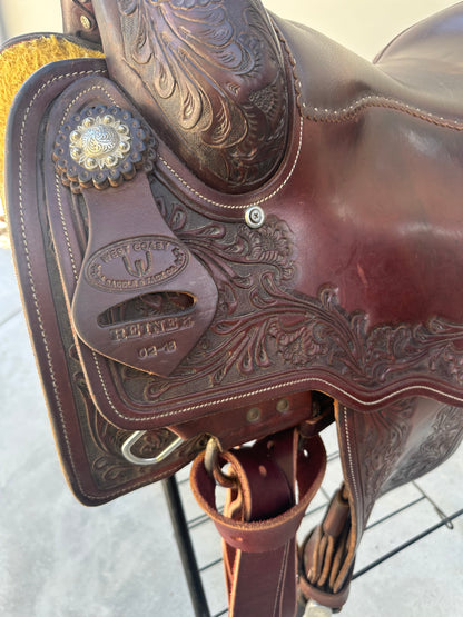 West Coast Reining/ Cowhorse Saddle QH/ FQH 17“