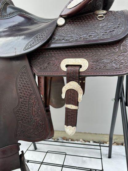 Rocking R Equitation Saddle, QH, 16"