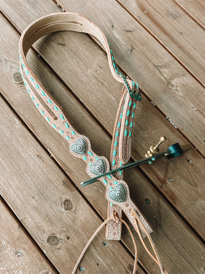 Rough Out Split Ear Headstall