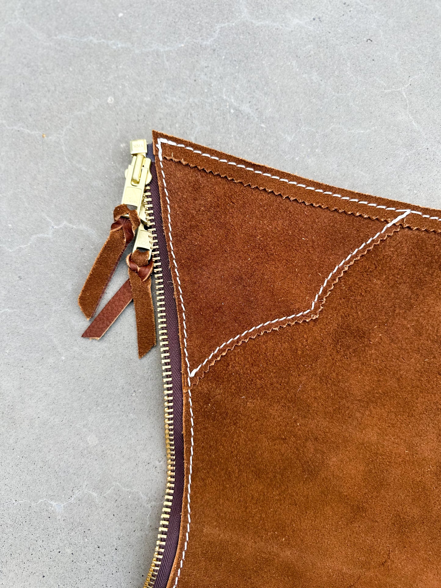 Brown Rough Out Chaps