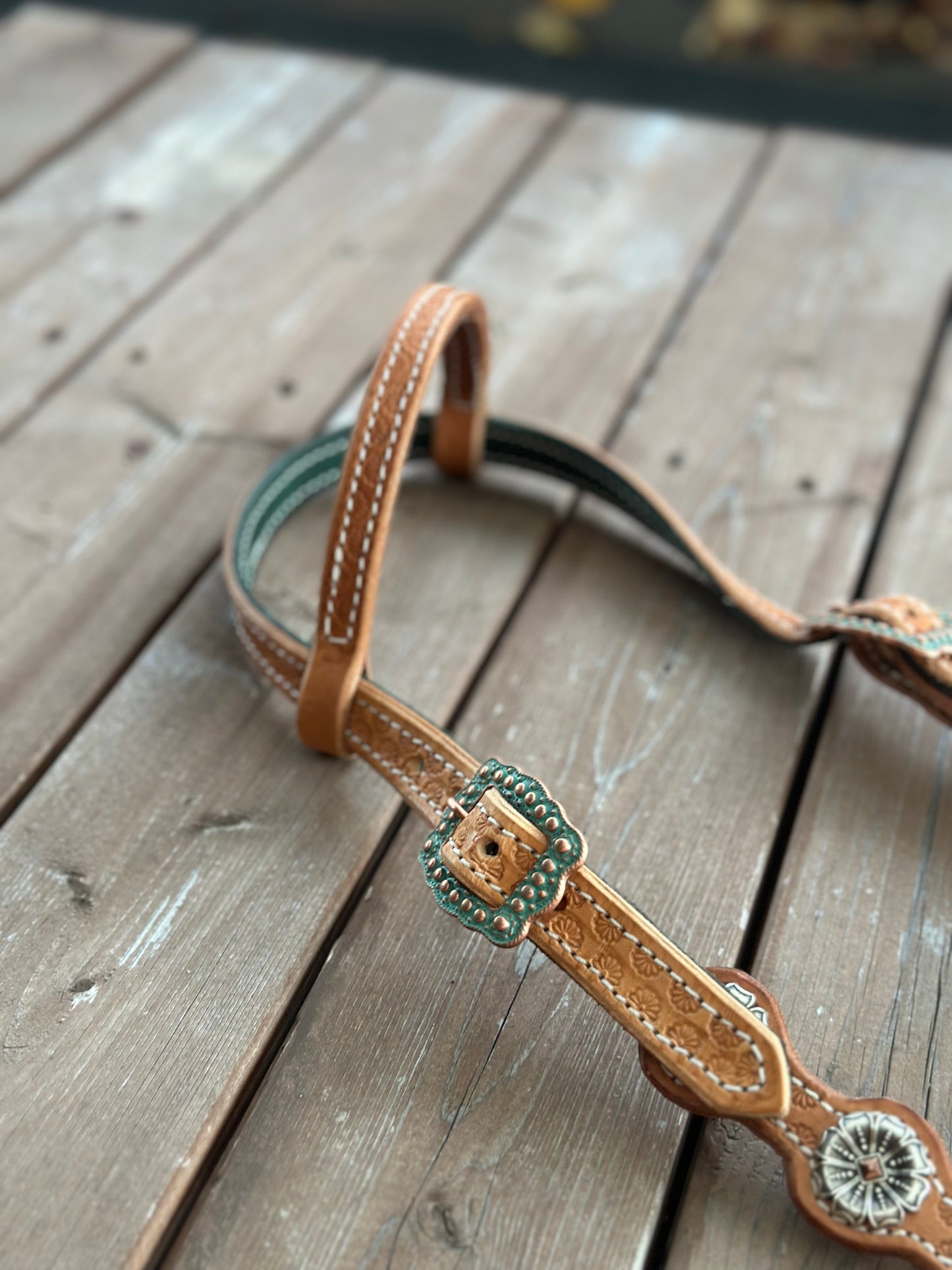 Copper Single Ear Headstall