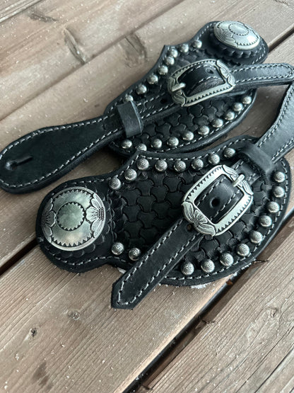 Spur Straps Black Hearts