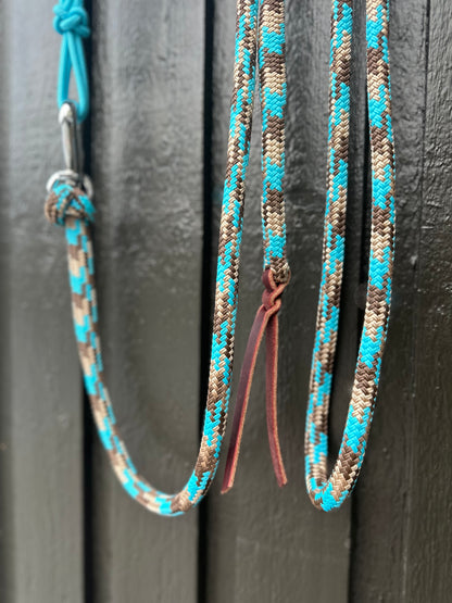 Turquoise Halter & Rope Set