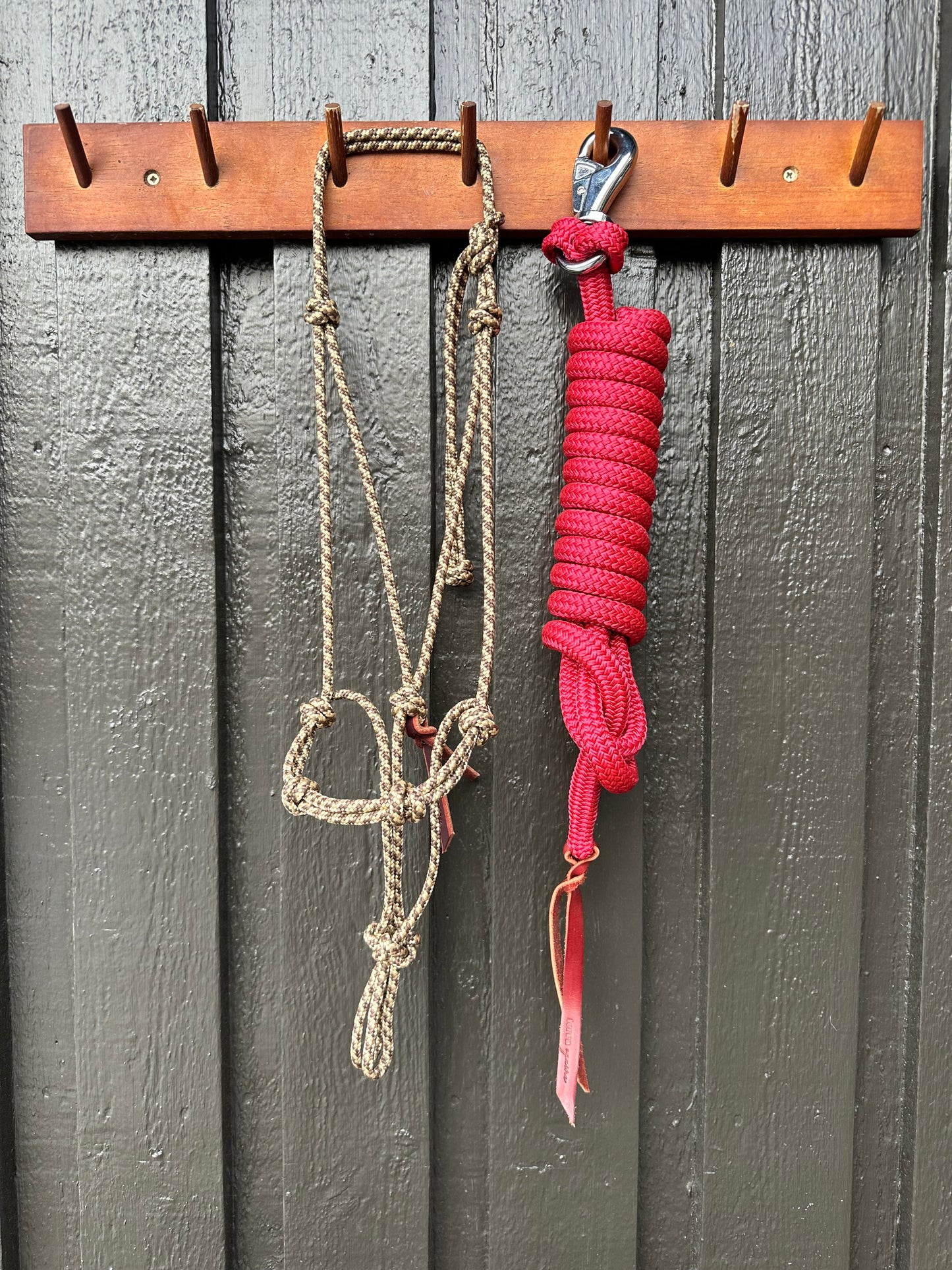 Praline Halter & Raspberry Rope Set (Avg./ 3.6m)