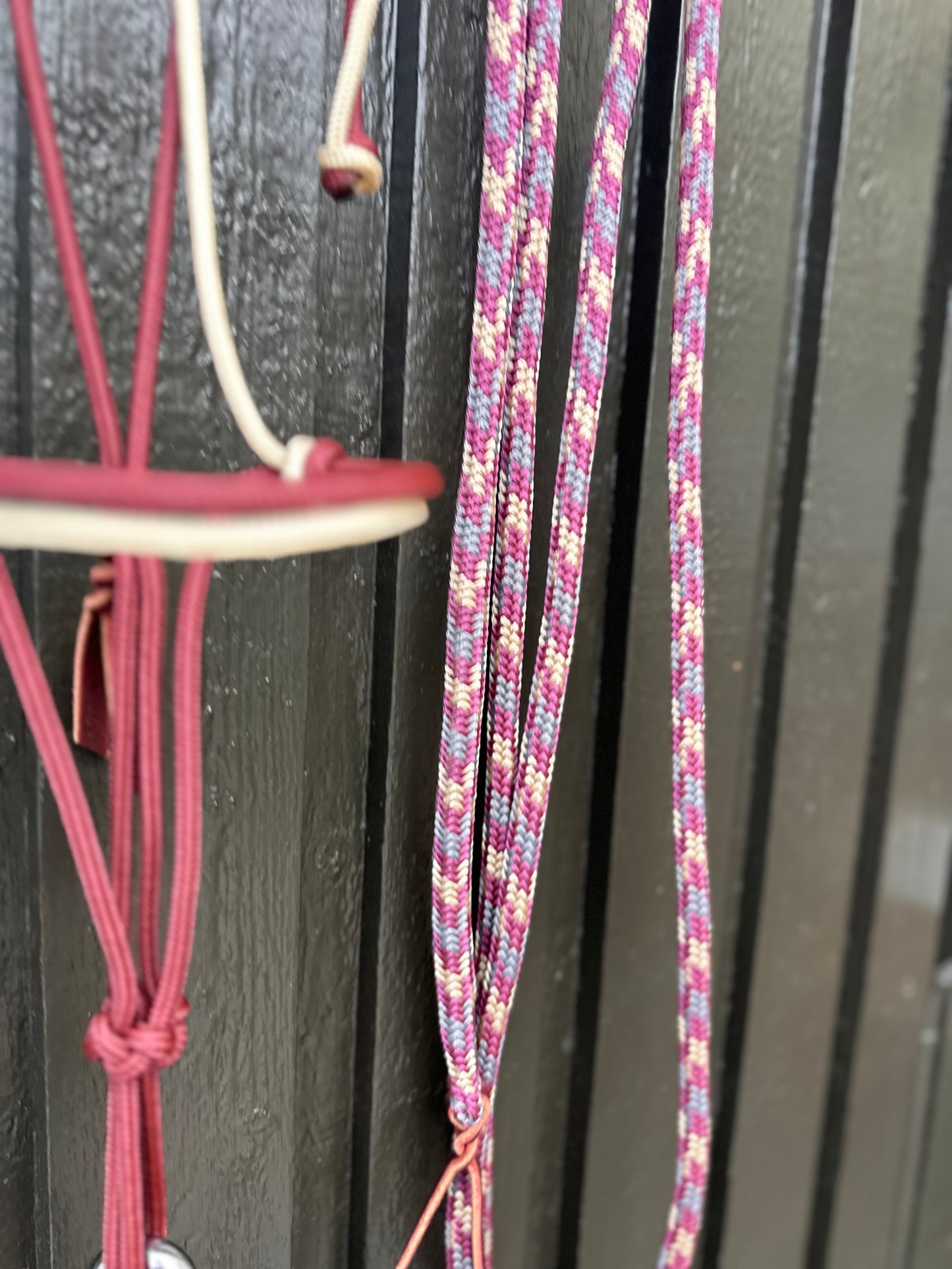 Burgundy Halter & Rope Set