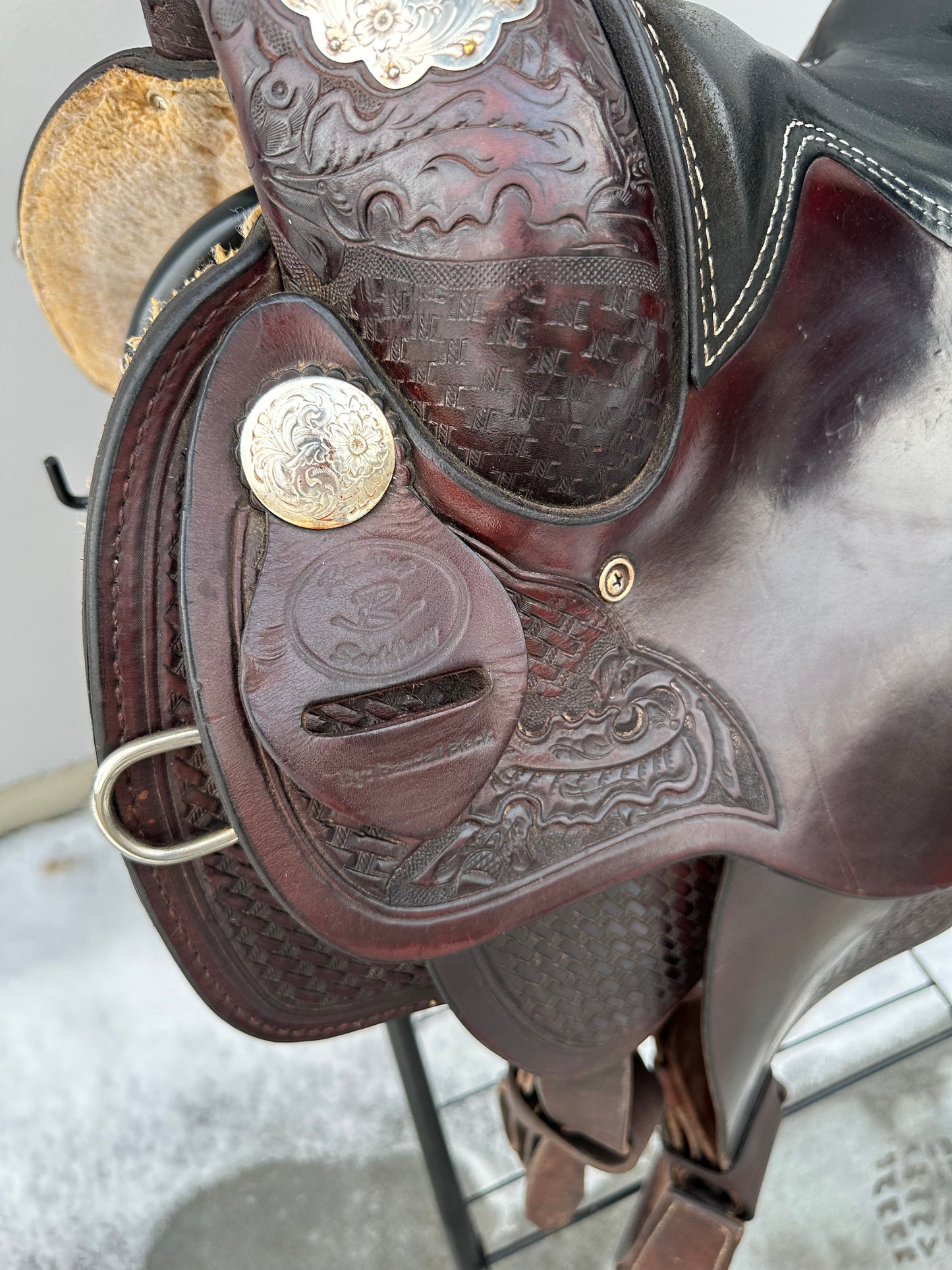 Rocking R Equitation Saddle, QH, 16"