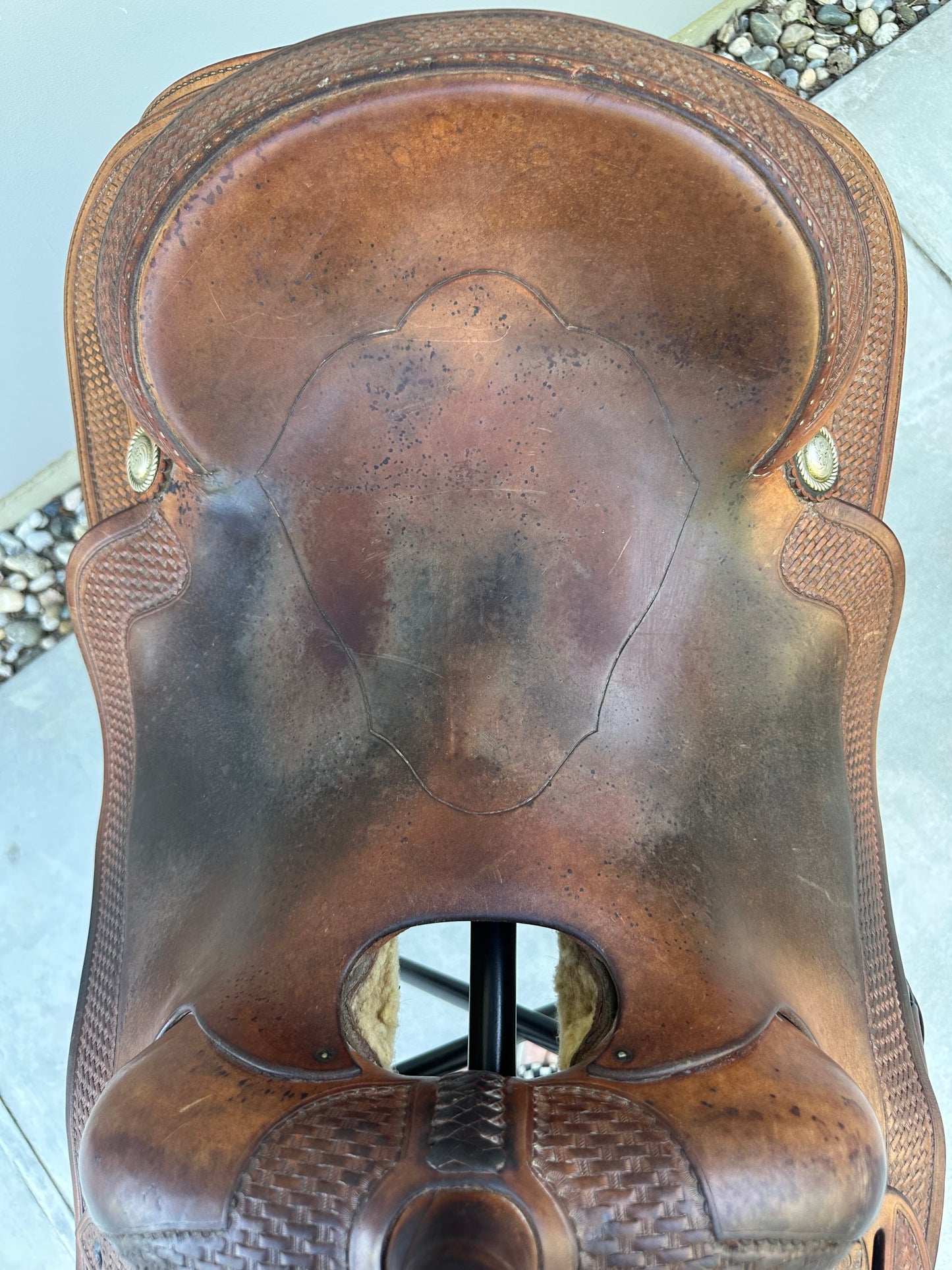Bobs Custom Saddle, FQH, 16“
