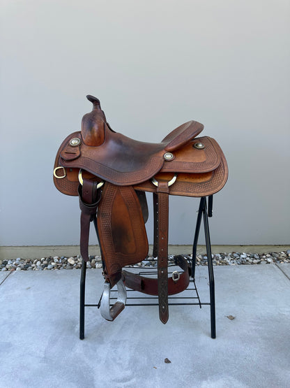 Bobs Custom Saddle, FQH, 16“
