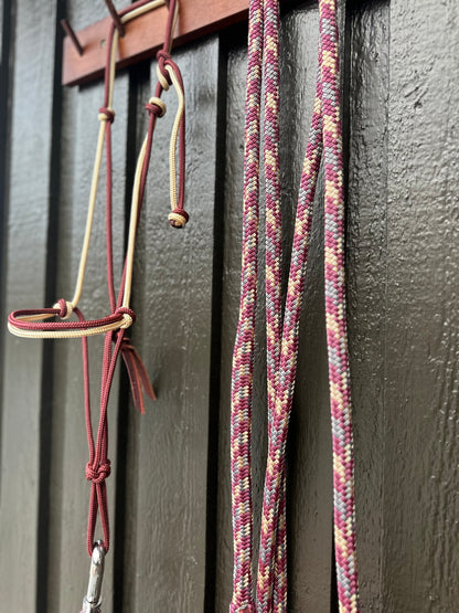 Burgundy Halter & Rope Set