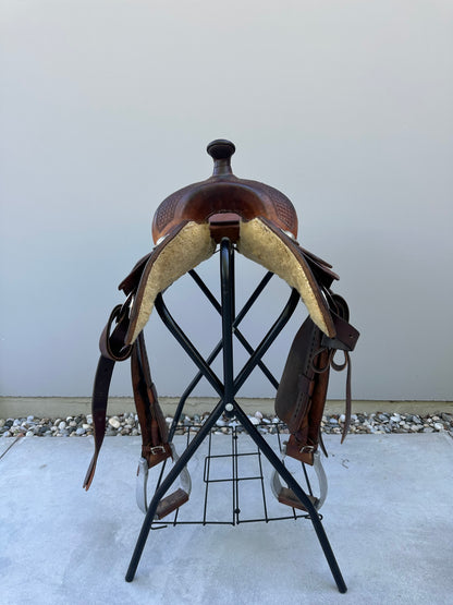 Bobs Custom Saddle, FQH, 16“