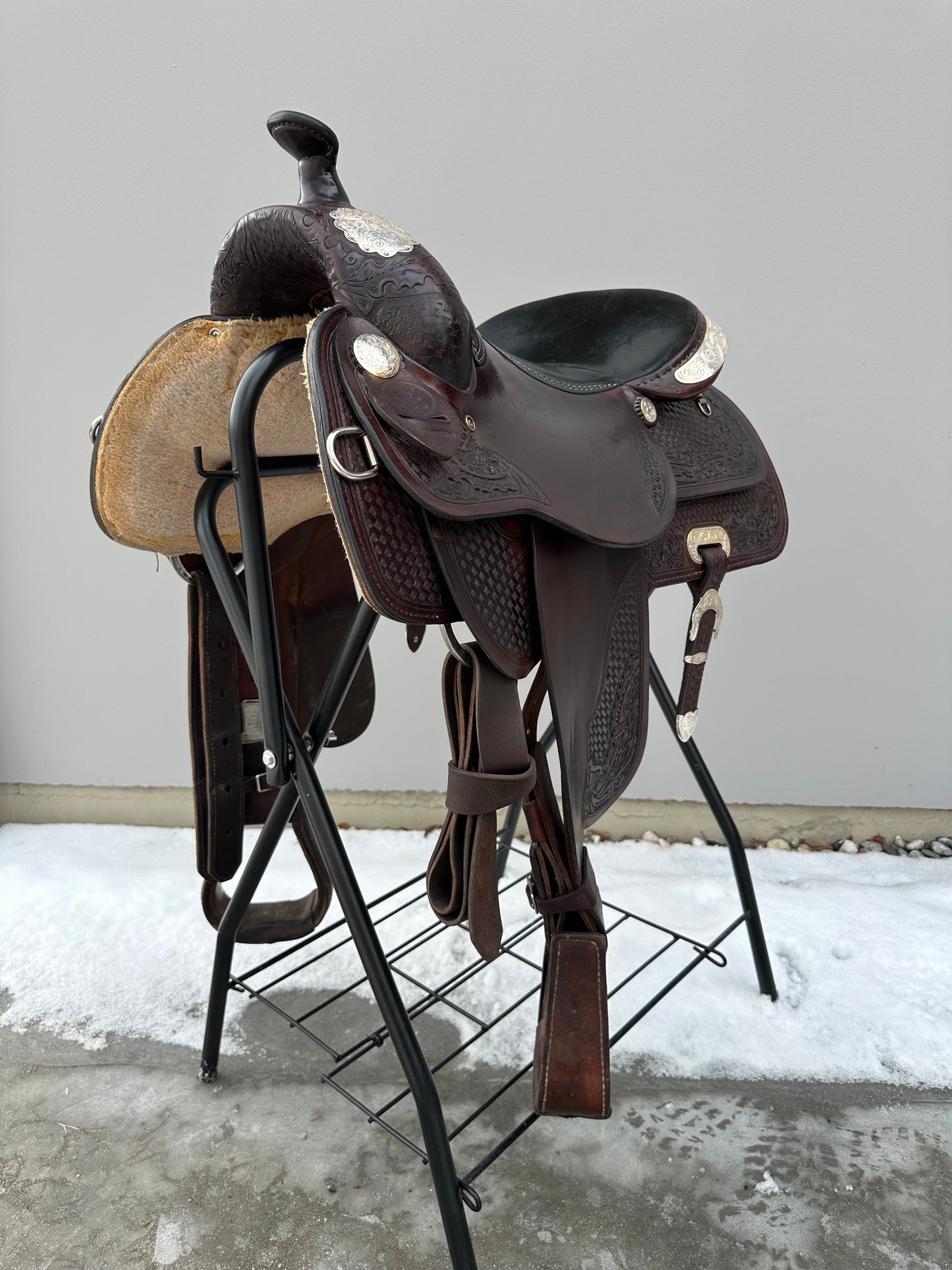 Rocking R Equitation Saddle, QH, 16"