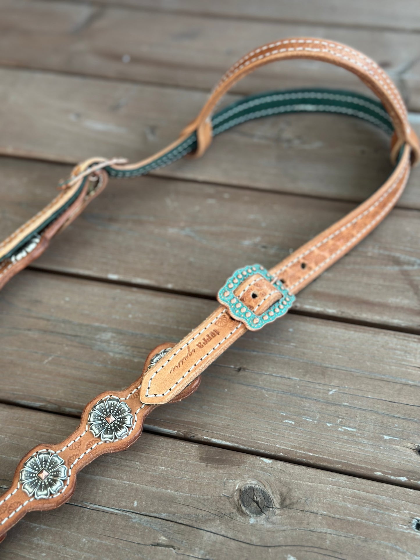 Copper Single Ear Headstall