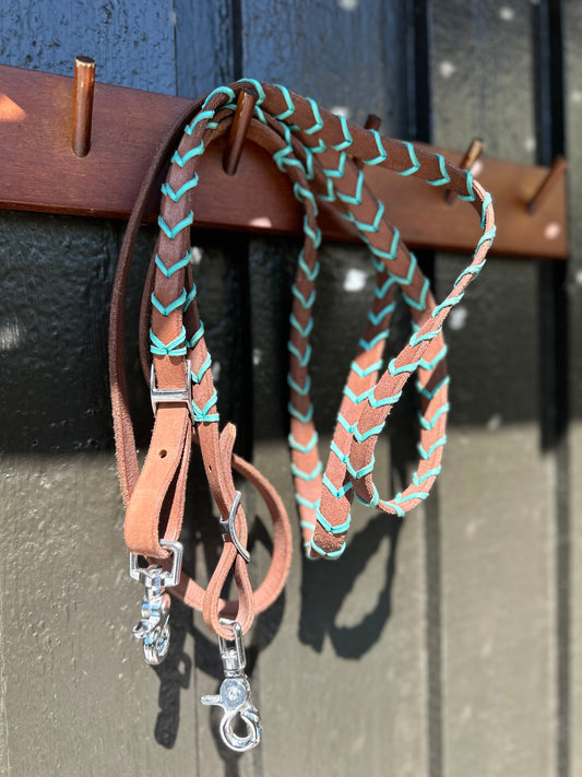 Laced Leather Reins