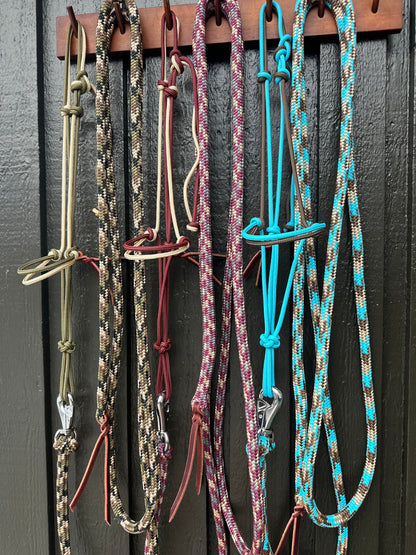 Turquoise Halter & Rope Set