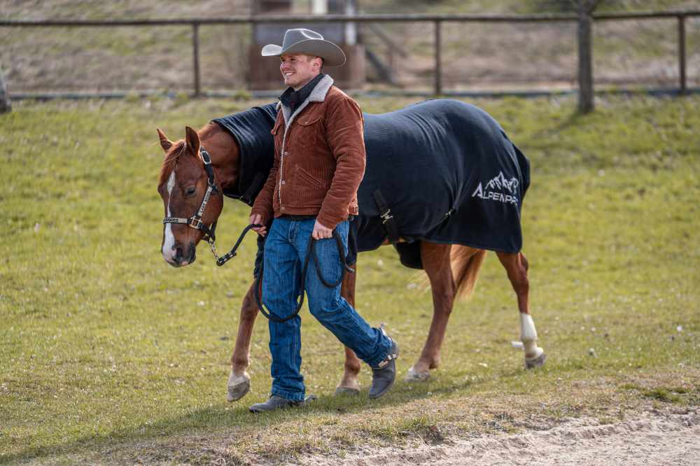 AlpenPad Fleece Horsecooler Black
