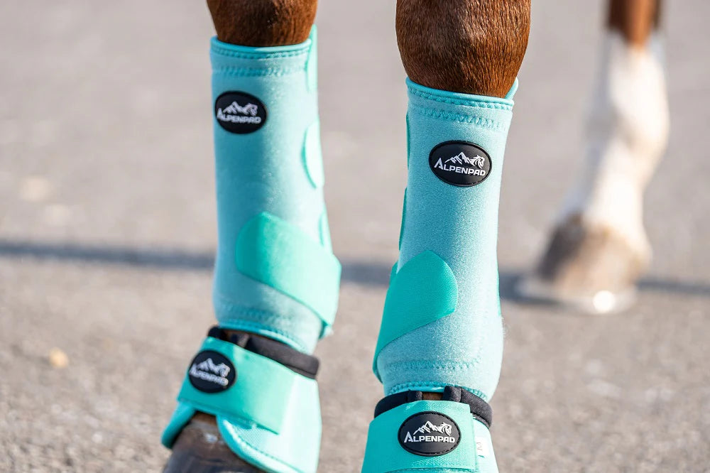 AlpenPad EquiShield Fetlock Support Boots Brown