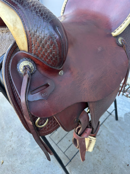 Tex Tan Hereford Brand Ranch Saddle, 16”, SQ