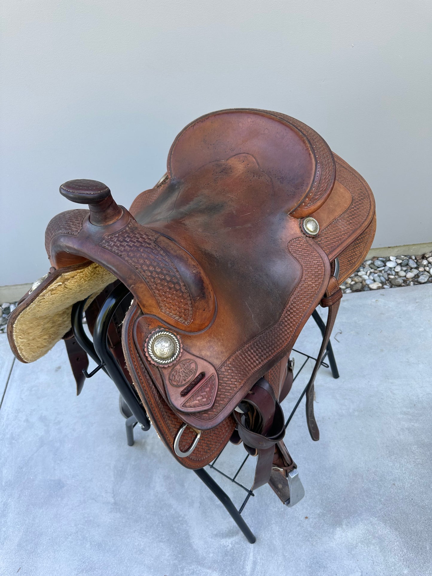 Bobs Custom Saddle, FQH, 16“