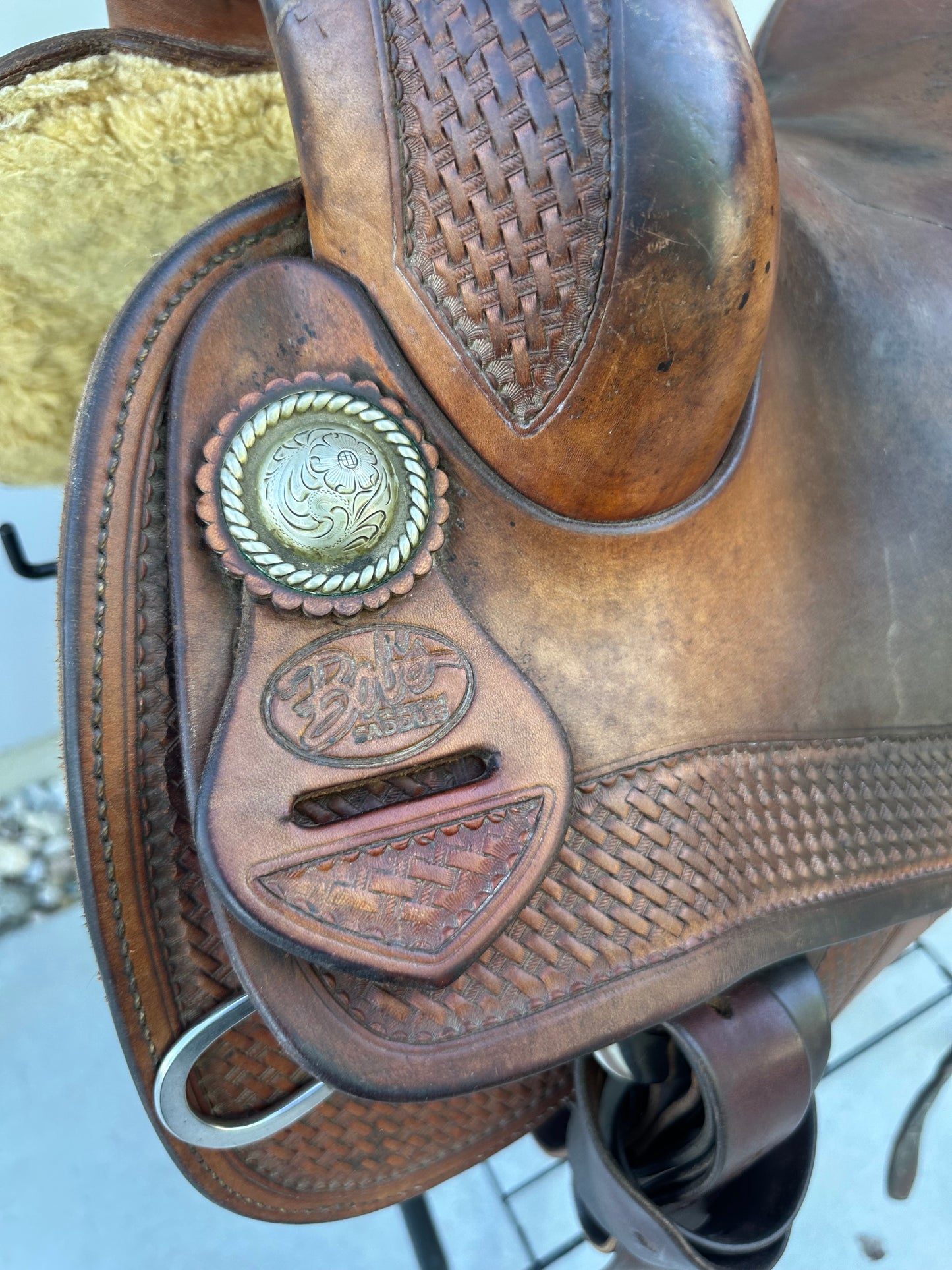 Bobs Custom Saddle, FQH, 16“