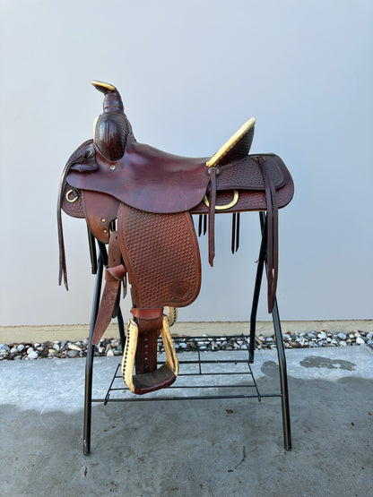 Tex Tan Hereford Brand Ranch Saddle, 16”, SQ