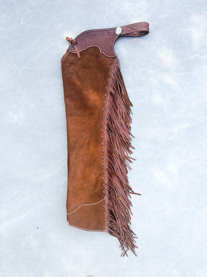 Brown Rough Out Chaps