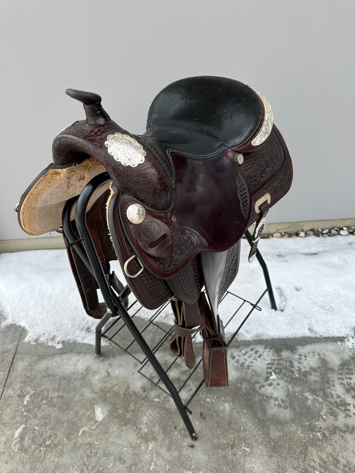 Rocking R Equitation Saddle, QH, 16"